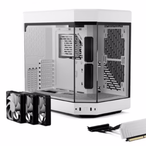 Hyte Y60 White – Estilo, rendimiento y diseño panorámico