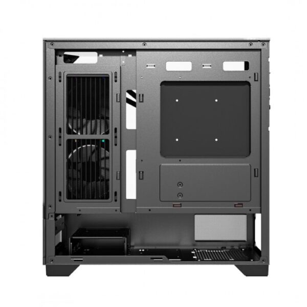 Gabinete Mirage Mini Black | 3 Ventiladores ARGB Molex | Micro-ATX | USB-C | GPU hasta 400mm
