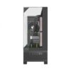 Gabinete Mirage Mini Black | 3 Ventiladores ARGB Molex | Micro-ATX | USB-C | GPU hasta 400mm