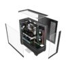 Gabinete Mirage Mini Black | 3 Ventiladores ARGB Molex | Micro-ATX | USB-C | GPU hasta 400mm